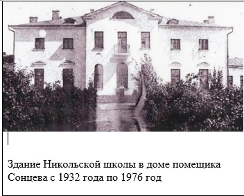История Никольской школы.
